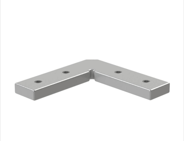 Aluminium slotted handrail accessories 