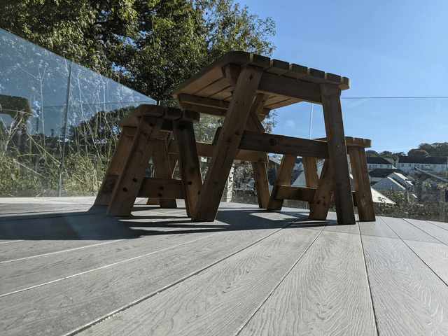 3.6m Grey Composite Decking 