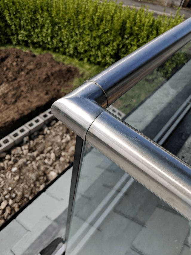 Stainless Steel Slotted Handrail Accessories 