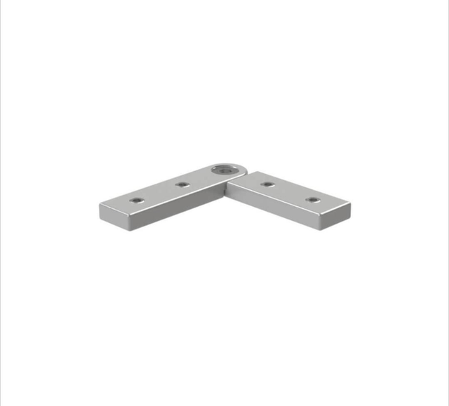 Aluminium slotted handrail accessories 