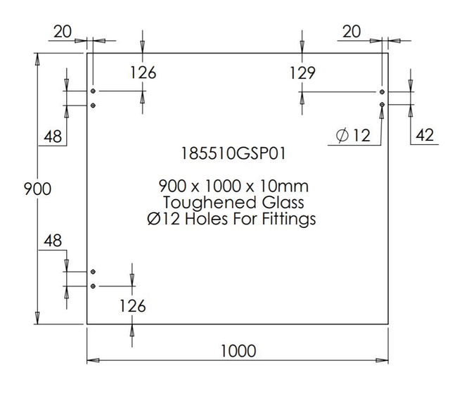 Glass gate kit