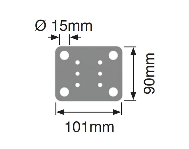 Aluminum Clampless Post 