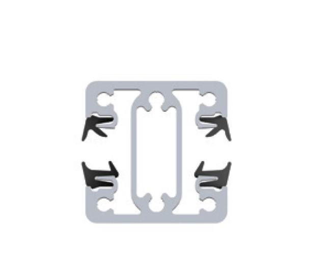 Aluminum Clampless Post 