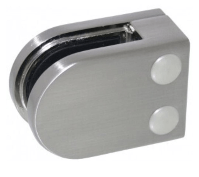 Flat Back Glass Clamp 10/12mm