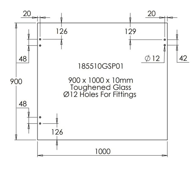 Glass gate kit